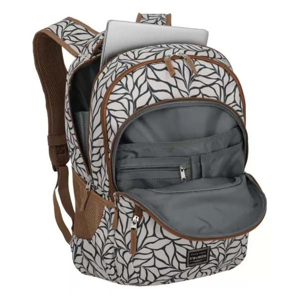  Hátizsák TRAVELITE BASICS BACKPACK PRINT TÖRTFEHÉR NYOMAT 