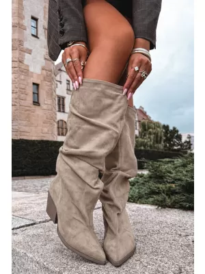 Női csizma BOTO 2580A-1 KHAKI