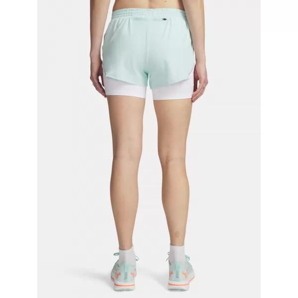  Női rövidnadrág UNDER ARMOUR UA VELOCITI PRO 4IN 2N1 SHORT 6009610-703 ZÖLD 