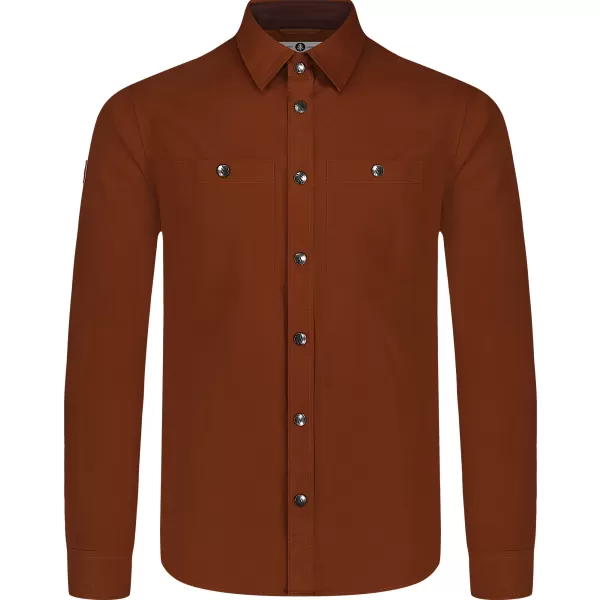  Férfi flanel ing NORDBLANC HAZE NBSSM8370 BARNA 