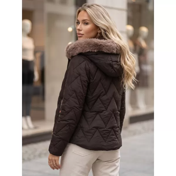  Női kabát DSTREET TY6084 BARNA 
