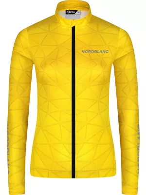 Női kerékpáros mez NORDBLANC VELOFLOW NBSLF8105 BOROSTYÁN