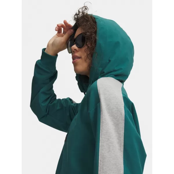  Női pulóver UNDER ARMOUR SPORT TERRY TREND HOODIE 6009705-338 ZÖLD 