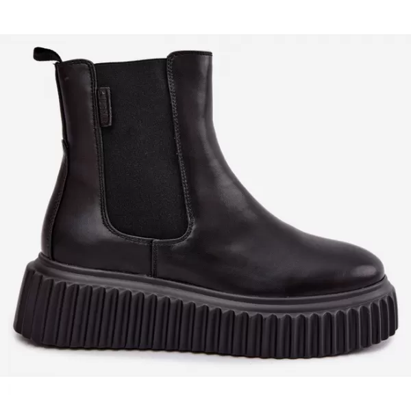  Női bokacsizma BIG STAR SHOES UU274334 FEKETE 