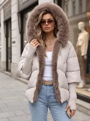 Női kabát DSTREET TY5986 VILÁGOSSZÜRKE