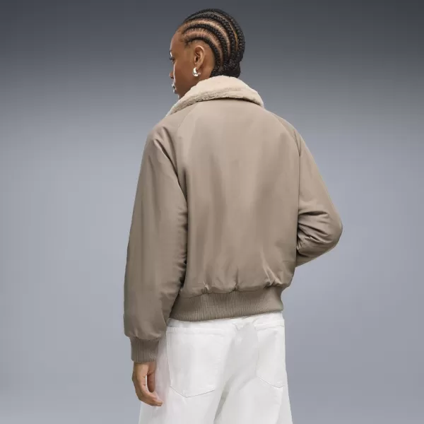  Női kabát PUMA REVERSIBLE BLOUSON HIGH LOFT LINING JACK 69456681 EGÉR SZÜRKE 