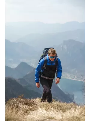 Férfi vízálló softshell kabát NORDBLANC EXPEDITIOUS NBSSM8323 KÉK