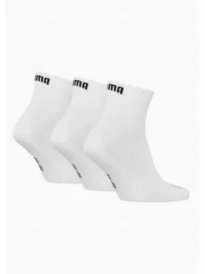 Zokni PUMA UNISEX QUARTER PLAIN 3P 93858909 FEHÉR