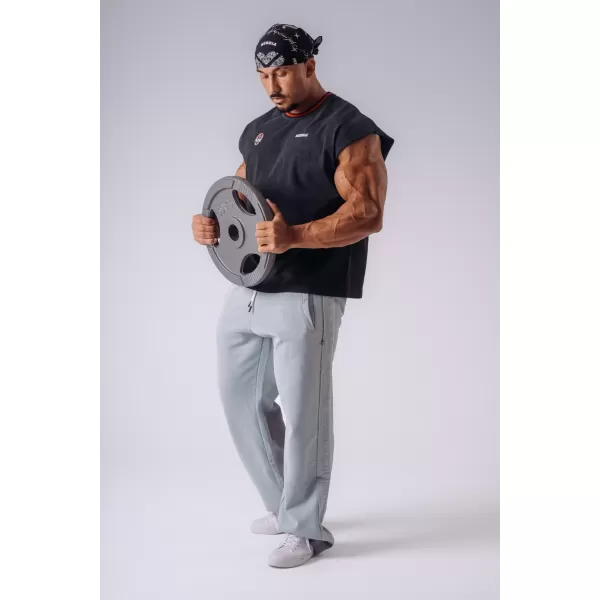  Férfi felsők NEBBIA OLYMPIA MUSCLE COVER 947 FEKETE 