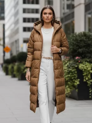 Női kabát DSTREET TY2471 KARAMELLA