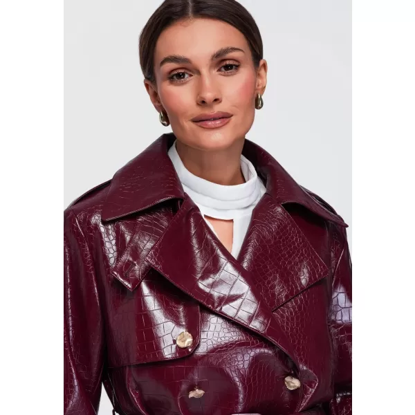  Női kabát OMBRE OW-JAFL-0144 BURGUNDIA 