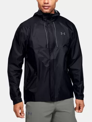 Férfi dzseki UNDER ARMOUR CLOUDBURST STORM SHELL 1350950-001 FEKETE