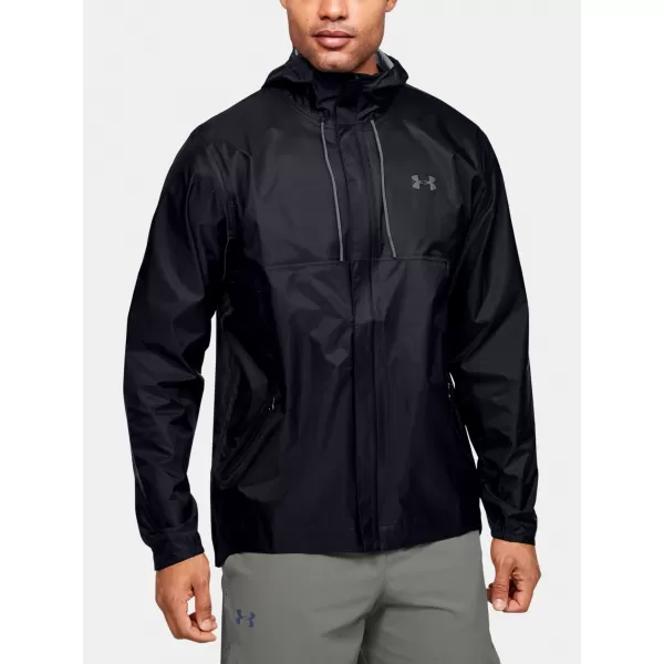  Férfi dzseki UNDER ARMOUR CLOUDBURST STORM SHELL 1350950-001 FEKETE 