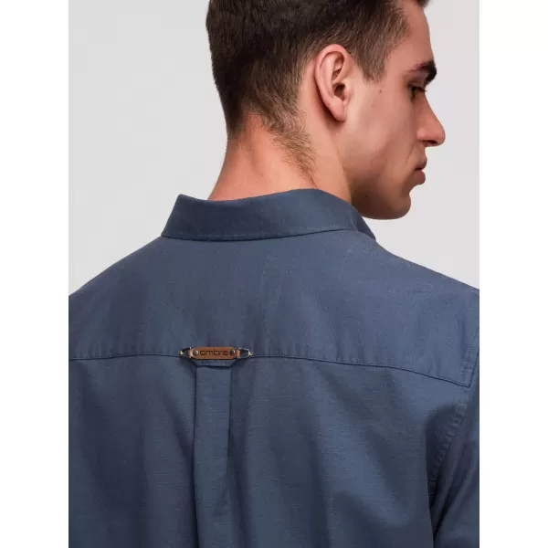  Férfi ing OMBRE OM-SHCS-0134 KÉK 
