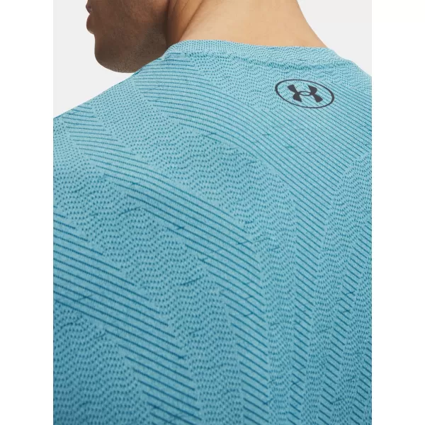  Férfi póló UNDER ARMOUR VANISH SEAMLESS NOVELTY SS 6010603-425 KÉK 