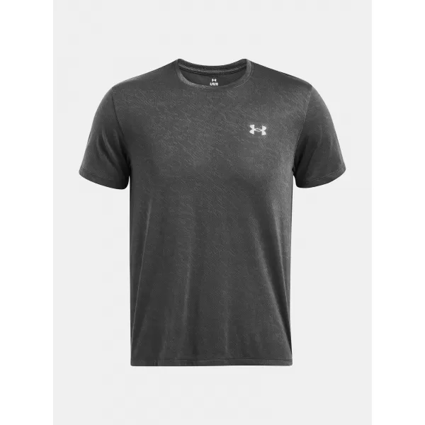  Férfi póló UNDER ARMOUR LAUNCH CAMO SHORTSLEEVE 1386681-025 SZÜRKE 