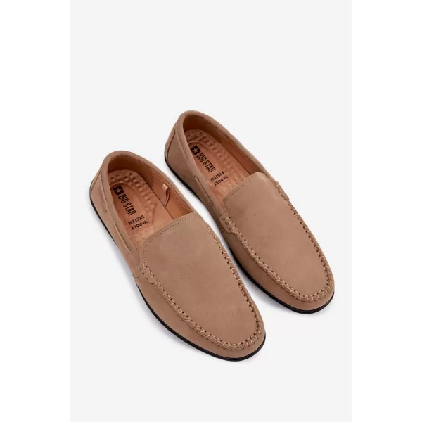  Férfi mokaszinok BIG STAR SHOES TT174201 BÉZS 