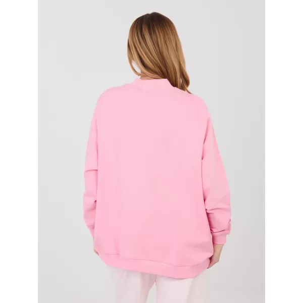  Női pulóver BASIC FEEL GOOD RV-BL-5185.93P RÓZSASZÍN 