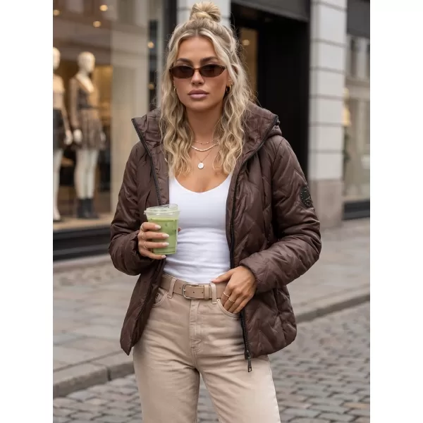  Női kabát DSTREET TY5772 BARNA 