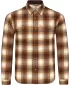 Férfi flanel ing NORDBLANC MOOR NBSSM8368 BARNA