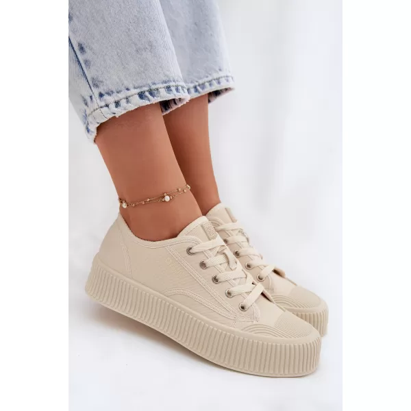  Női tornacipő BIG STAR SHOES TT274271 BÉZS 