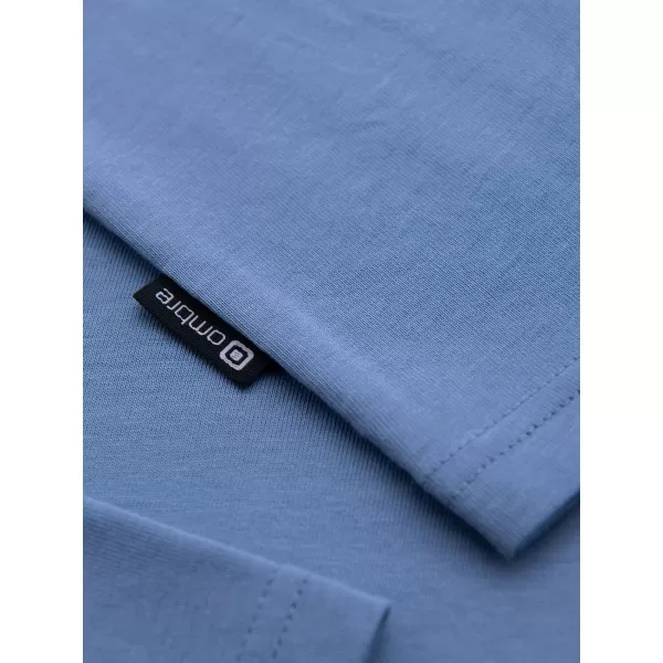  Férfi póló OMBRE OM-LSBL-0143 VILÁGOS FARMER 