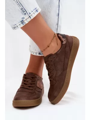 Női tornacipő BIG STAR SHOES UU274017 BARNA/BÉZS