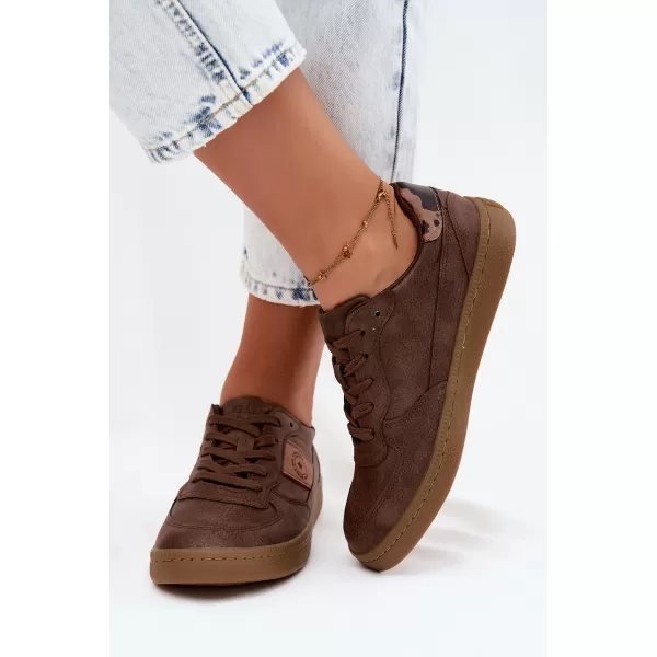  Női tornacipő BIG STAR SHOES UU274017 BARNA/BÉZS 