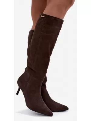 Női csizma BIG STAR SHOES UU274495 BARNA/BÉZS ÁRNYÉKOK