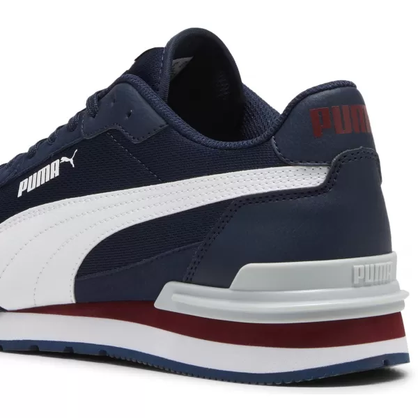  Csizma PUMA ST RUNNER V4 MESH 39966602 CLUB NAVY/ CLUB NAVY/PUMA WHITE/TEAM REGAL RED/PLATINA SZÜRKE 