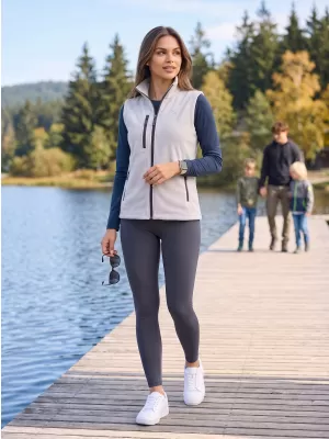 Női gyapjú mellény ALTISPORT ALW002525 VILÁGOSSZÜRKE