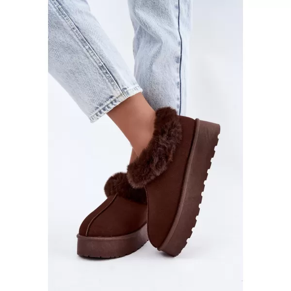  Női hóemberek BIG STAR SHOES UU274203 BARNA/BÉZS ÁRNYÉKOK 