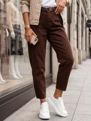 Női nadrág DSTREET UY3133 BARNA