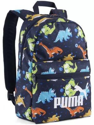 Hátizsák PUMA PHASE AOP SMALL BACKPACK 09132414 PUMA NAVY/SPORTY DINO AOP