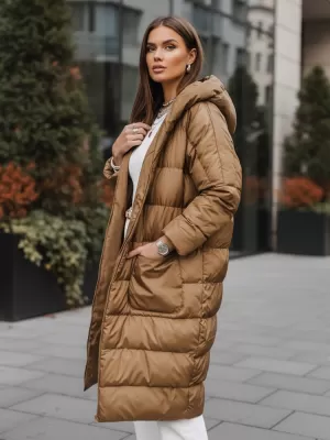 Női kabát DSTREET TY2471 KARAMELLA