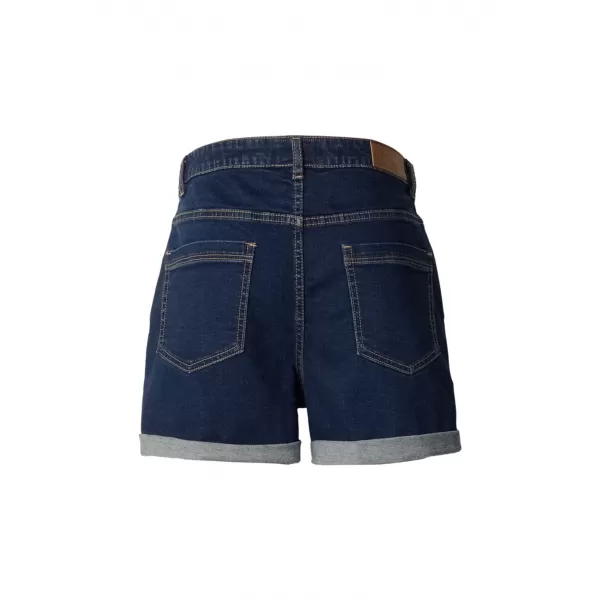  Női rövidnadrág URBAN CLASSICS TB8371 SÖTÉTKÉK MOSOTT 