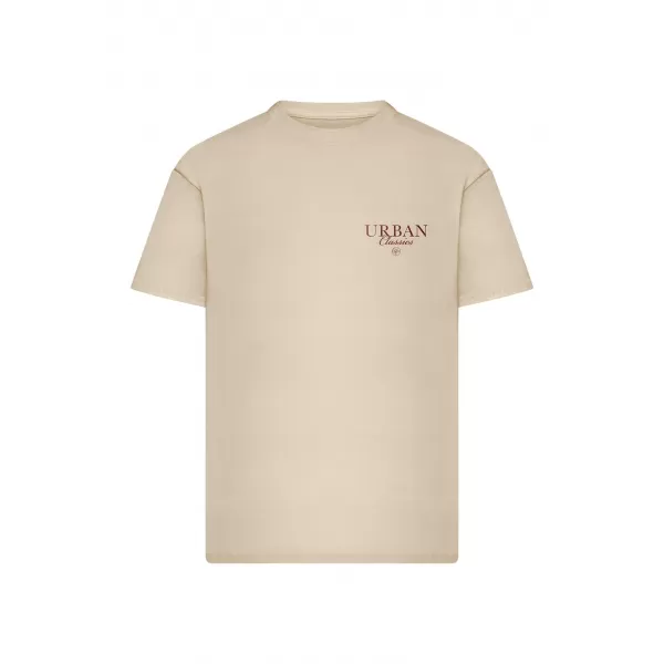  Férfi póló URBAN CLASSICS TB8755 FEHÉR/HOMOK 