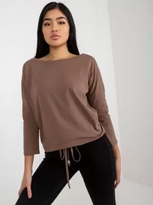 Női blúz BASIC FEEL GOOD RV-BZ-4691.26 BARNA