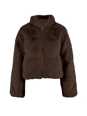 Steppelt női kabát URBAN CLASSICS TB7935-00075 BARNA