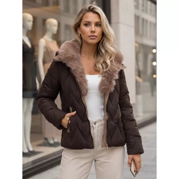  Női kabát DSTREET TY6084 BARNA 