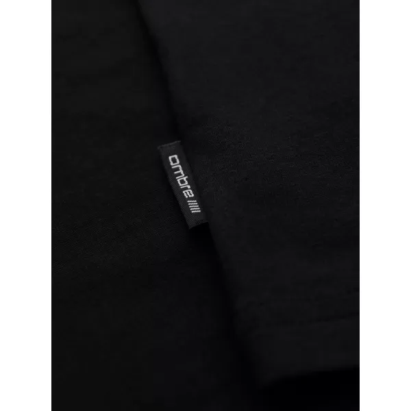  Férfi felső OMBRE OM-TSBT-0272 FEKETE 