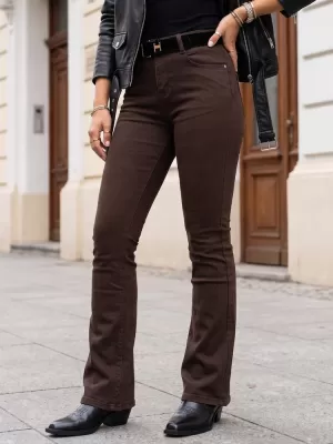 Női nadrág DSTREET UY3109 BARNA