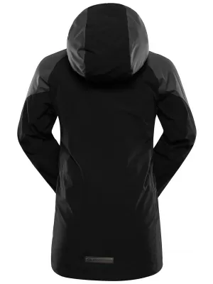 Gyermek dzseki ALPINE PRO TEMUNO FEKETE