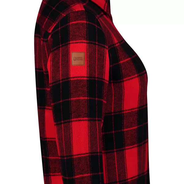  Női flanel ing NORDBLANC WILLOW NBSSL8371 PIROS 