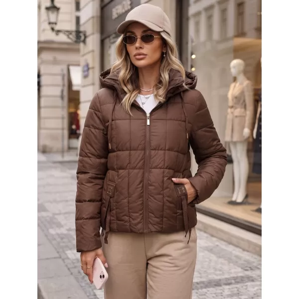  Női kabát DSTREET TY5861 BARNA 