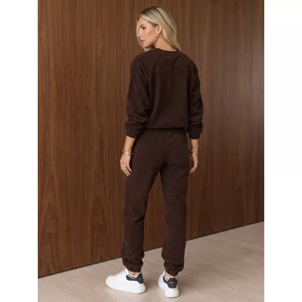  Női szett DSTREET AY1252 BARNA 