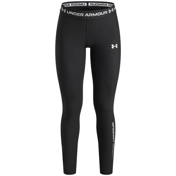  Lányok leggings UNDER ARMOUR UA HEATGEAR BRANDED LEGGING 6013697-001 FEKETE 