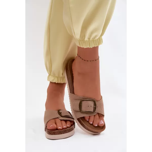 Női papucs BOTO 2833 KHAKI 