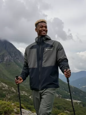 Férfi kültéri kabát ALPINE PRO TEMUN FEKETE
