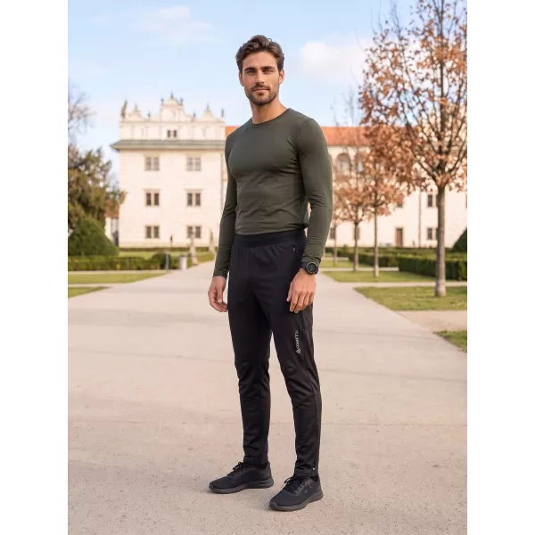  Férfi softshell nadrág ALPINE PRO ABAR 2 FEKETE 